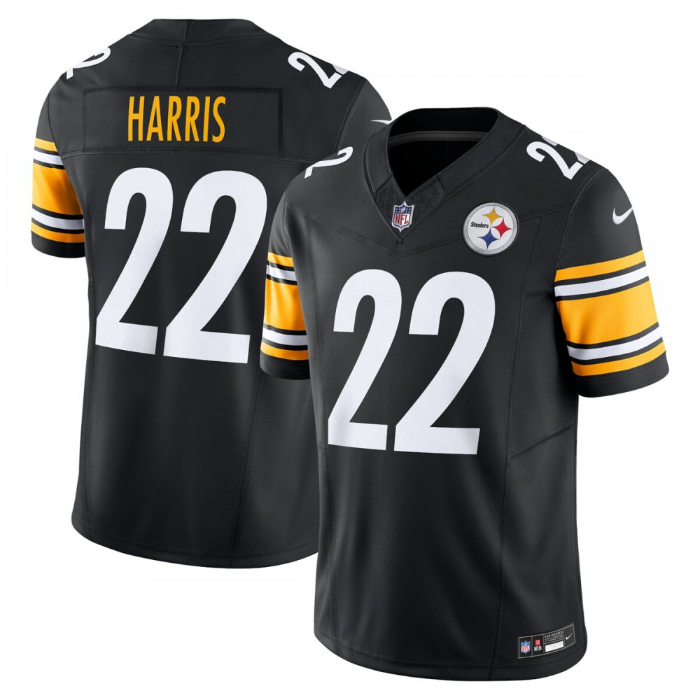 Najee Harris Pittsburgh Steelers Nike Vapor F.U.S.E. Limited Jersey - Black-GridironStore